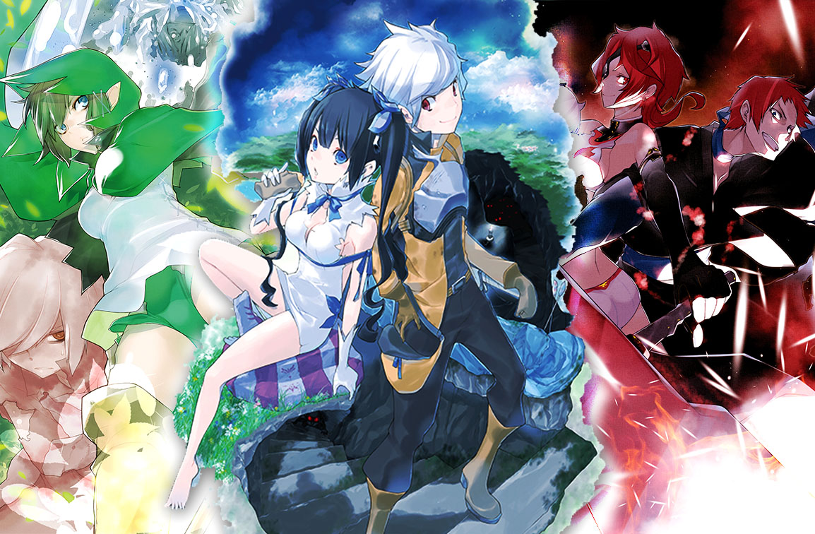 Is It Wrong to Try to Pick Up Girls in a Dungeon? , also known as DanMachi for short, and with English subtitle Familia Myth, is a Japanese light novel series written by Fujino Ōmori and illustrated by Suzuhito Yasuda. SB Creative has published eleven volumes since January 2013 under their GA Bunko imprint. It has received two manga adaptations as well as an anime television adaptation by J.C.Staff, which aired from April 4 to June 27, 2015.