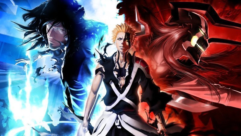 Ichigo Kurosaki is an ordinary high schooler—until his family is attacked by a Hollow, a corrupt spirit that seeks to devour human souls. It is then that he meets a Soul Reaper named Rukia Kuchiki, who gets injured while protecting Ichigo's family from the assailant. To save his family, Ichigo accepts Rukia's offer of taking her powers and becomes a Soul Reaper as a result.However, as Rukia is unable to regain her powers, Ichigo is given the daunting task of hunting down the Hollows that plague their town. However, he is not alone in his fight, as he is later joined by his friends—classmates Orihime Inoue, Yasutora Sado, and Uryuu Ishida—who each have their own unique abilities. As Ichigo and his comrades get used to their new duties and support each other on and off the battlefield, the young Soul Reaper soon learns that the Hollows are not the only real threat to the human world.