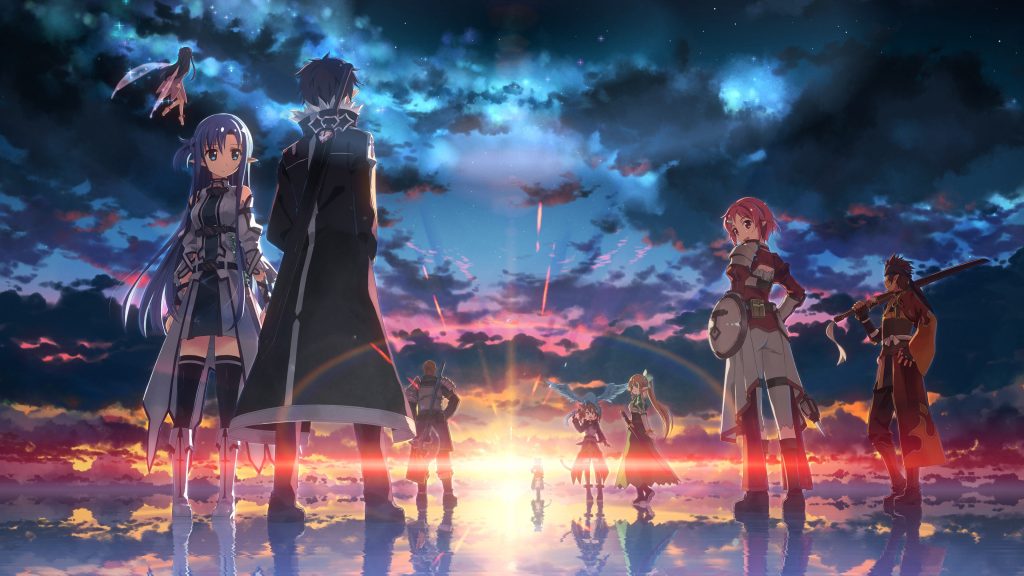 In the year 2022, virtual reality has progressed by leaps and bounds, and a massive online role-playing game called Sword Art Online (SAO) is launched. With the aid of ''NerveGear'' technology, players can control their avatars within the game using nothing but their own thoughts.Kazuto Kirigaya, nicknamed ''Kirito,'' is among the lucky few enthusiasts who get their hands on the first shipment of the game. He logs in to find himself, with ten-thousand others, in the scenic and elaborate world of Aincrad, one full of fantastic medieval weapons and gruesome monsters. However, in a cruel turn of events, the players soon realize they cannot log out; the game's creator has trapped them in his new world until they complete all one hundred levels of the game.
