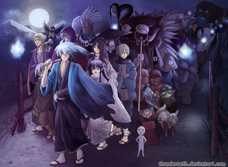 Rikuo Nura does not want anything to do with evil youkai, and just wants a normal life. Too bad he is  a quarter youkai, and Nurarihyon, his grandfather, is insistent that he takes over as head of the Nura Clan. He is able to keep his supernatural secret life hidden from his classmates, as he can only transform into a youkai at night, for six hours at a time. 